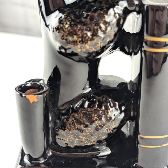 Vintage 50s/60s Ceramic Black Poodle Bookend - Picture 6 of 10